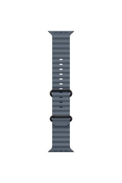 Apple Curea Smartwatch MGCJ4ZM/A pentru Watch 49mm, Ocean Band, Black Titaniu...