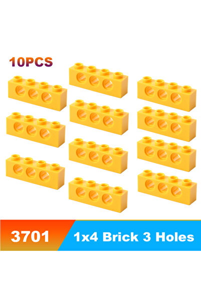 Choice27 3701 أصفر 10 قطع قطع تقنية MOC قابلة للتركيب بنفسك 6541 3700 32064 3...