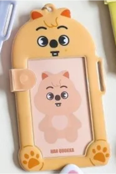 Choice4 حامل بطاقات بلاستيكي على شكل حيوانات من زونغكسيون إس كيه زوو، حامل صو...