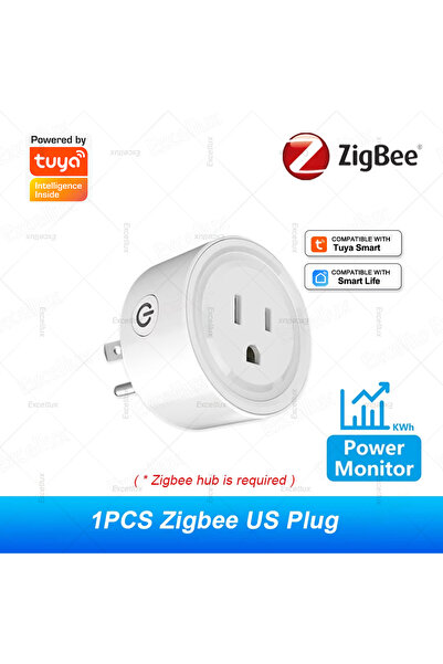 choice2 100-240 فولت، قطعة واحدة، إصدار Zigbee مع مراقب طاقة، مقبس ذكي Tuya W...