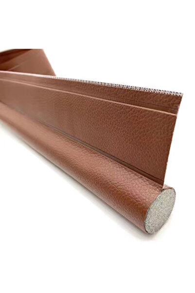 Choice6 شريط عازل للصوت والهواء أسفل الباب، بني اللون، متوفر بخمسة ألوان.