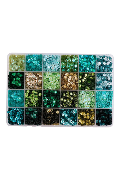 Choice8 S6 24 Colors Bright Sequins Round Flatback Confetti Paillettes Sewing...