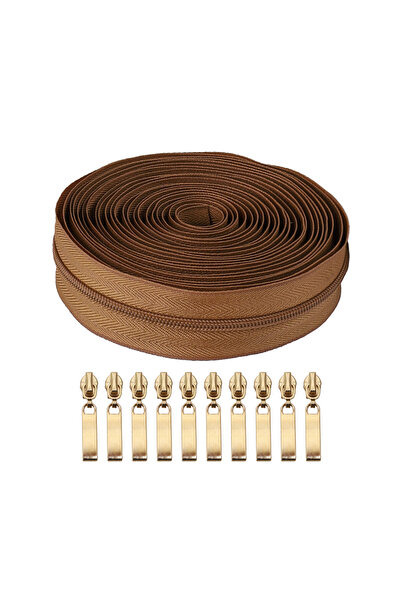 Choice10 3# No280 1 Set, (177 Inch/450 cm) Nylon Zipper with 10 Wavy Zipper P...