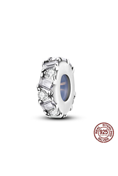 Choice13 KJC693 925 Silver Colorful Zircon Stars Butterfly Safety Buckle Sepa...