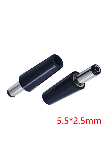 Choice5 10 قطع من موصلات قابس الطاقة DC مقاس 5.5 × 2.5 مم، 5/10 قطع، قابس ذكر...