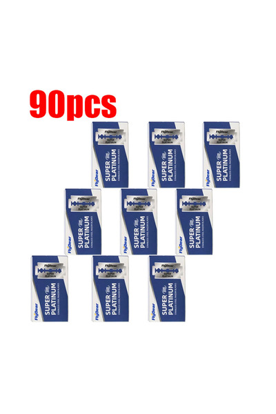 Choice4 90 قطعة (9 علب) من 1 إلى 10 علب، ماكينة حلاقة أمان مزدوج الحواف بشفرا...