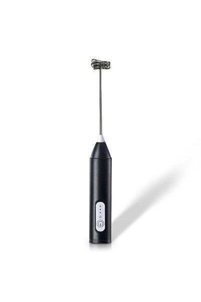 Choice جهاز صنع رغوة الحليب ANENG صغير الحجم باللون الأسود، قابل لإعادة الشحن...