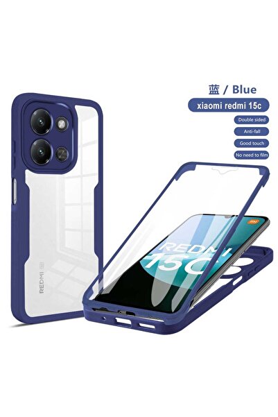 Choice11 Redmi 15C 4G Blue Anti Shock And Anti Fall 360 Fully Wrapped Phone C...