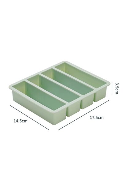 Choice7 صينية تخزين عملاقة جديدة من السيليكون، بأربعة أقسام، لحفظ الطعام والص...