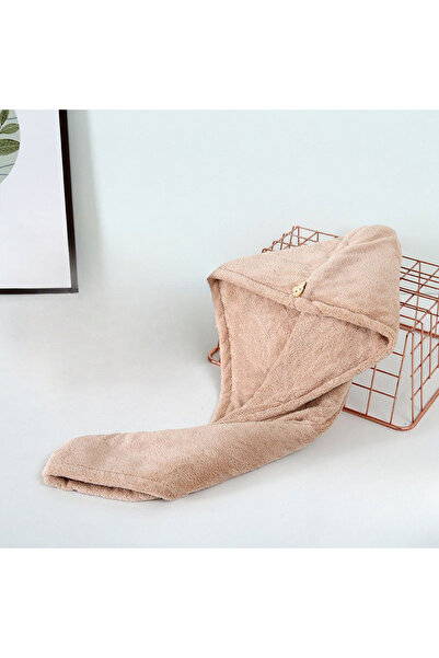 Choice1 قبعة استحمام نسائية من قطعة واحدة، لون كاكي، سريعة الجفاف، مصنوعة من ...