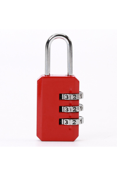 Choice1 red 3 Digits Multifunctional Combination Lk Luggage Fitness Cabinet B...