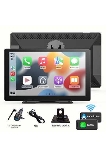 choice2 شاشة كاربلاي عالمية محمولة مقاس 9 بوصات بدون كاميرا، شاشة كاربلاي لاس...