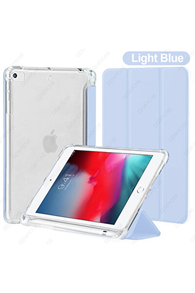 Choice جراب أزرق فاتح لجهاز iPad Mini الجيل الخامس/الرابع مقاس 7.9 بوصة مع حا...