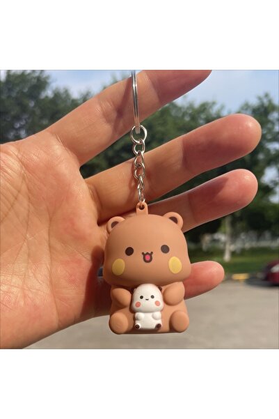 Choice3 سلسلة مفاتيح ألعاب صوتية لشخصية شياو براون، بوبو دودو، دب الباندا ييي...