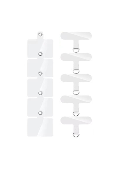 Choice4 ١٠ قطع متنوعة ١٠/١ قطعة من رباط الهاتف العالمي البلاستيكي، رقعة تثبيت...