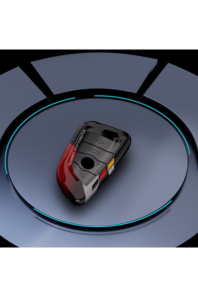 Choice9 A black red Fashion Car Key Case Cover Protector Shell for BMW X1 X3 ...