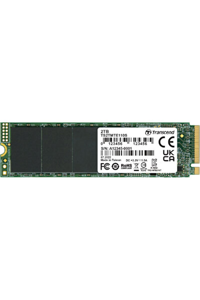 Transcend SSD Transcend M.2 MTE110S, 2TB, M.2 2280, PCIe Gen3 x4 NVMe