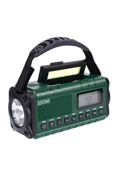 Choice5 ALLOYSEED XSY340 10000mAh 12000mAh AM/FM/NOAA Weather Radio with 2 So...