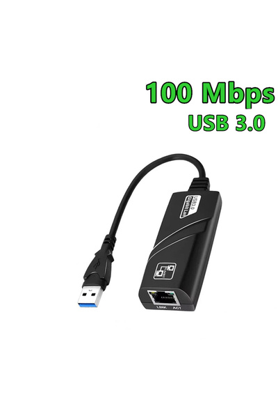 Choice بطاقة شبكة بأسلاك USB 3.0 بسرعة 100 ميجابت في الثانية، تدعم سرعات 10/1...