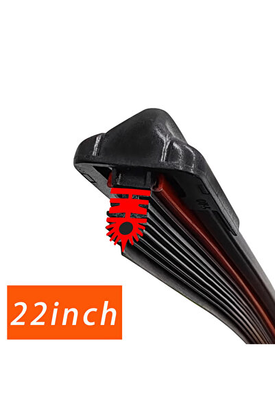 Choice9 22 inch Suitable For Car Front Windshield J/U-Shaped 11 Layer Strip W...