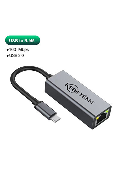 choice2 محول إيثرنت USB من نوع Type-C بسرعة 100 ميجابت في الثانية من Kebidume...