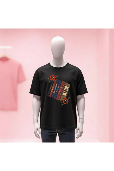 Vordevia Stranger Things Printed Crew Neck Wide Fit Unisex Tshirt