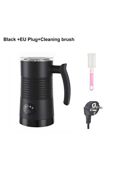 choice2 Black EU Plug Electric Milk Frother Milk Foam Machine For Coffee Capp...