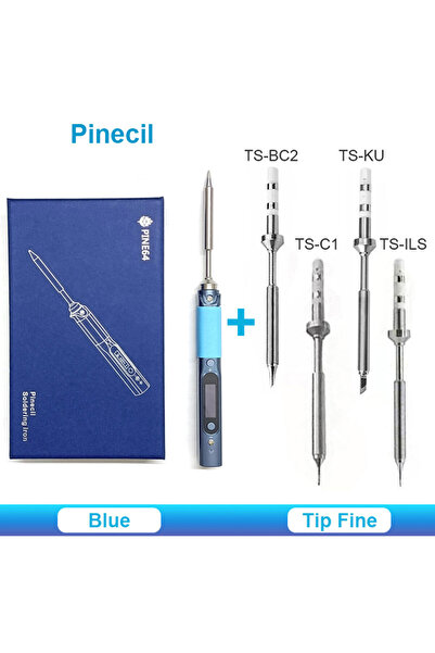 Choice5 مجموعة PINE64 ورأس دقيق Pine64 Pinecil V1 CN مكواة لحام ذكية محمولة أ...