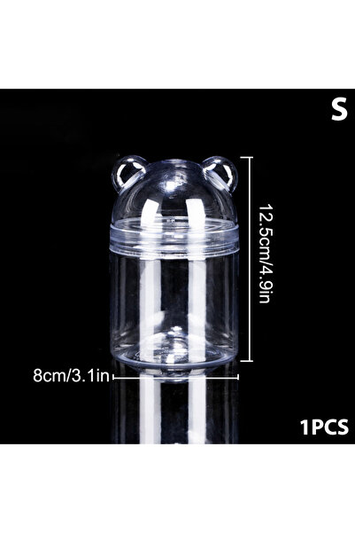 Choice1 small Guazi Nut Storage Box Cartoon Bear Storage Bottle Candy Food Sn...