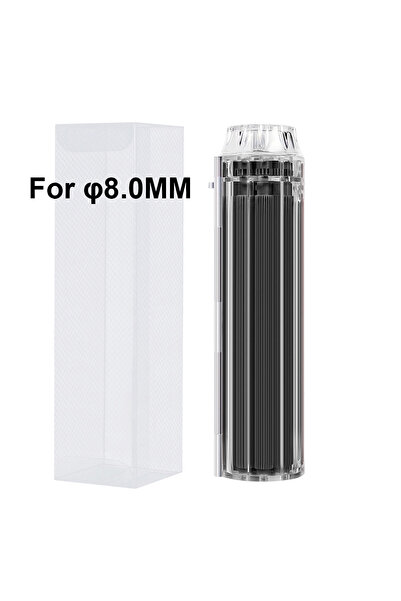 Choice1 ماكينة لف سجائر سيجار يدوية بلاستيكية سوداء مقاس 8.0 مم (8/12.5 مم) ل...