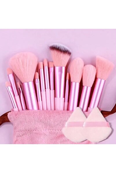 Choice7 مجموعة فرش مكياج وردية اللون مكونة من 13 قطعة، ناعمة ورقيقة، احترافية...