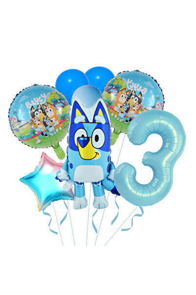 choice2 1pack C3 8Pcs Bluey Bingo Dog Theme Birthday Party Decoration Ballo D...