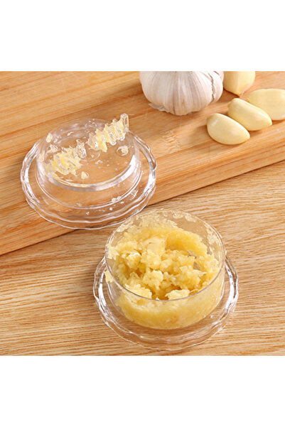Choice1 Transparent Kitchen Multifunctional Garlic Manual Garlic Press Simple...