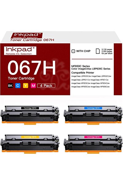 Canon 067H Toner Compatible for Color ImageClass MF656Cdw LBP632Cdw MF653Cdw ...