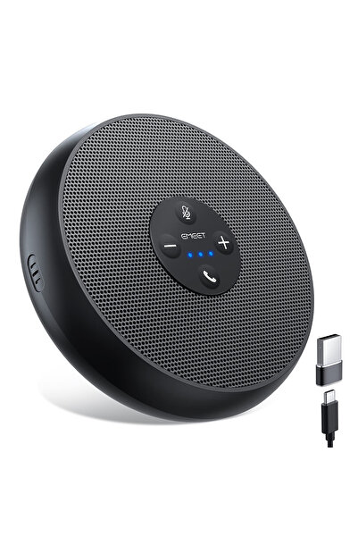 Choice مكبر صوت USB سلكي من EMEET، مكبر صوت للمؤتمرات بأسلاك بميكروفونين، صوت...