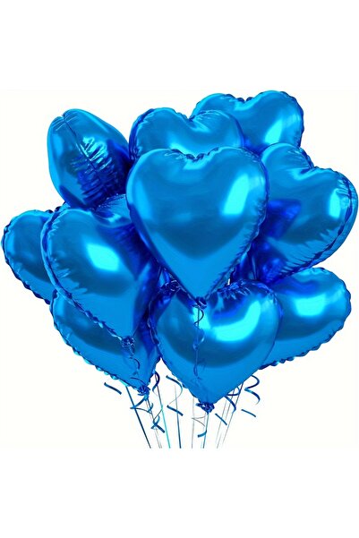 Choice 18inch 10PCS DEEP BLUE 10PCS 18Inch Heart Aluminum Foil Ballo Set - Bi...