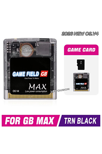 choice2 TRN Black 2026 Newest For GB Max Game Field Power Saving Game Cartrid...
