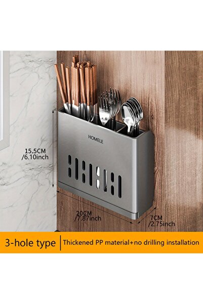 Choice7 As picture shows 1pc Flatware Organizer, Multifunctional Cutlery Stor...