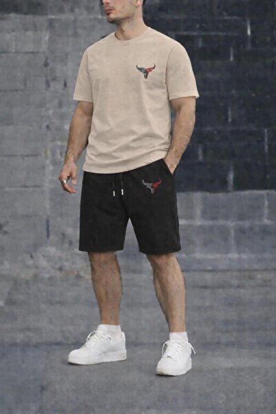 zeag Small Bull Printed Shorts T-Shirt Set