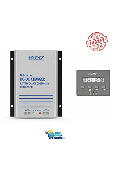 havensis Havanesis Çift Yönlü 12V / 24V 30A Bidirectional DC-DC Şarj Cihazı
