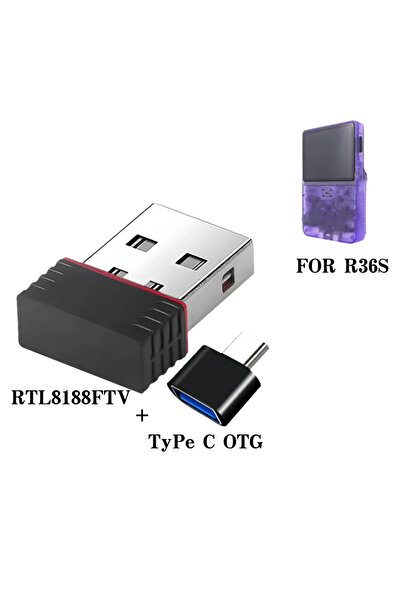 Choice محول واي فاي من النوع C RTL8188FTV، بطاقة شبكة لاسلكية USB RTL8188، وت...