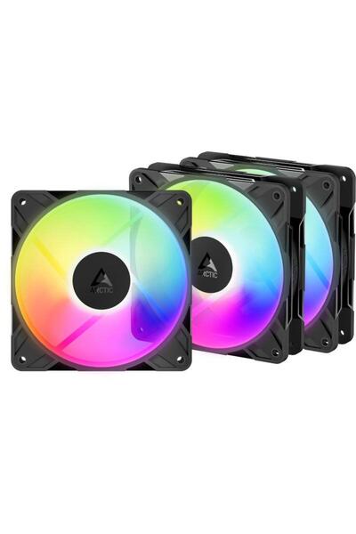 Arctic P14 Pro Reverse A-RGB fan set, 3 x 140 mm, 400 - 2500 rpm, PWM (Black)