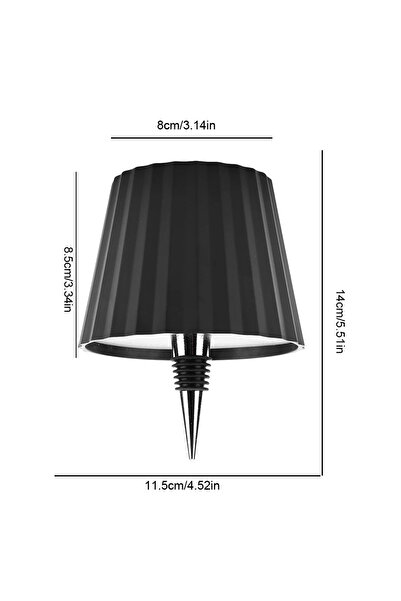 Choice13 Type C 3color 01 Wireless Bottle Lamp 3 Color + RGB Decorative Night...