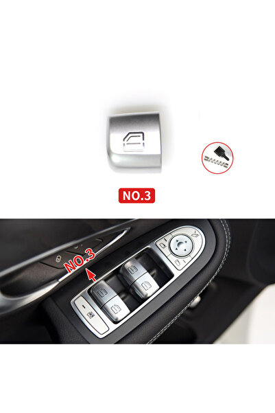 Choice رقم 3 W205 W253 W213 W293 W222 غطاء زر مفتاح نافذة باب الراكب الأمامي ...