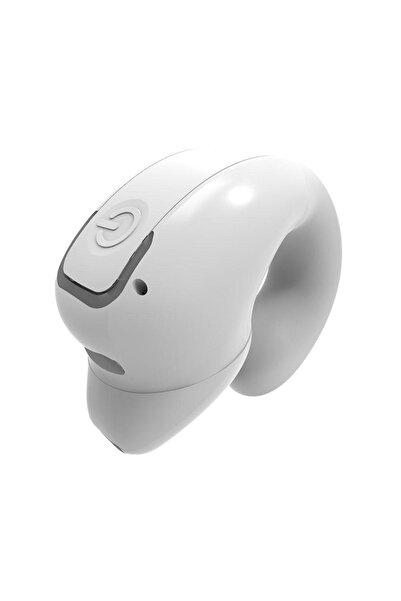 Choice1 White Wireless Bluetooth Earphones Bone Conduction Handsfree Earbuds ...
