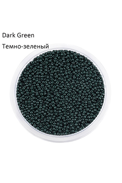Choice30 2mmx1800pcs Dark Green 2mm Charm Glass beads Czech Glass Seed Beads ...