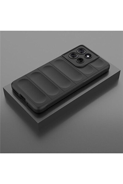 Choice83 غطاء هاتف من السيليكون الناعم الأسود لهاتف موتورولا إيدج 60، متوافق ...