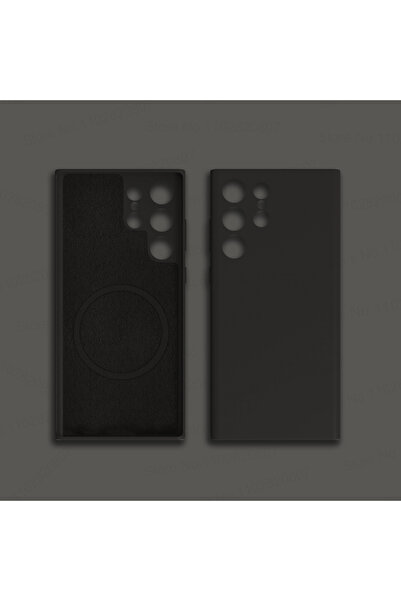 Choice72 For Samsung S24Ultra Black Original For Magsafe Silicone Case For S2...
