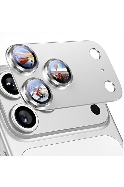 Choice1 واقي عدسة كاميرا iPhone 17 Pro فضي لهاتف iPhone 17 Pro Max [امتصاص قو...