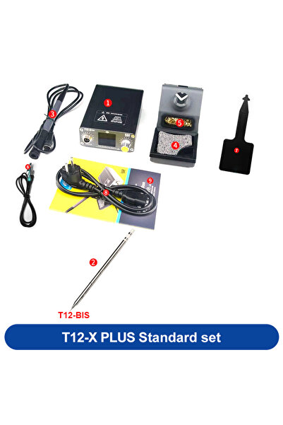 Choice1 EU plug T12-X-PLUS Set Original OSS T12 Soldering Station 75W Digital...